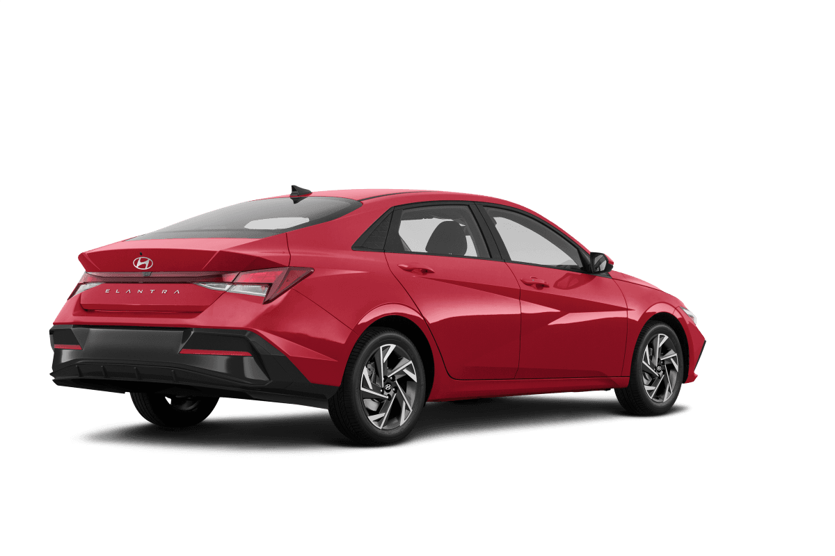 Hyundai Elantra - Back view Hyundai Elantra - Back view